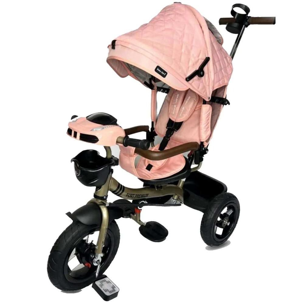 Triciclo Guiador 3 en 1 FORT PREMIUM USB Rosado