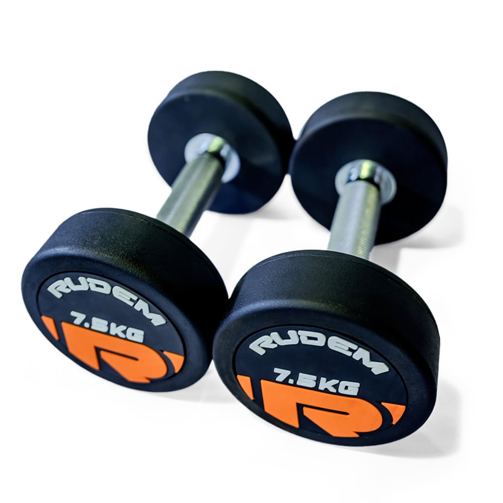 Mancuernas Redondas Rudem 7.5 Kg Par