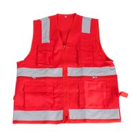 Chaleco Multibolsillo Werken Modelo Multibolsillo L Rojo