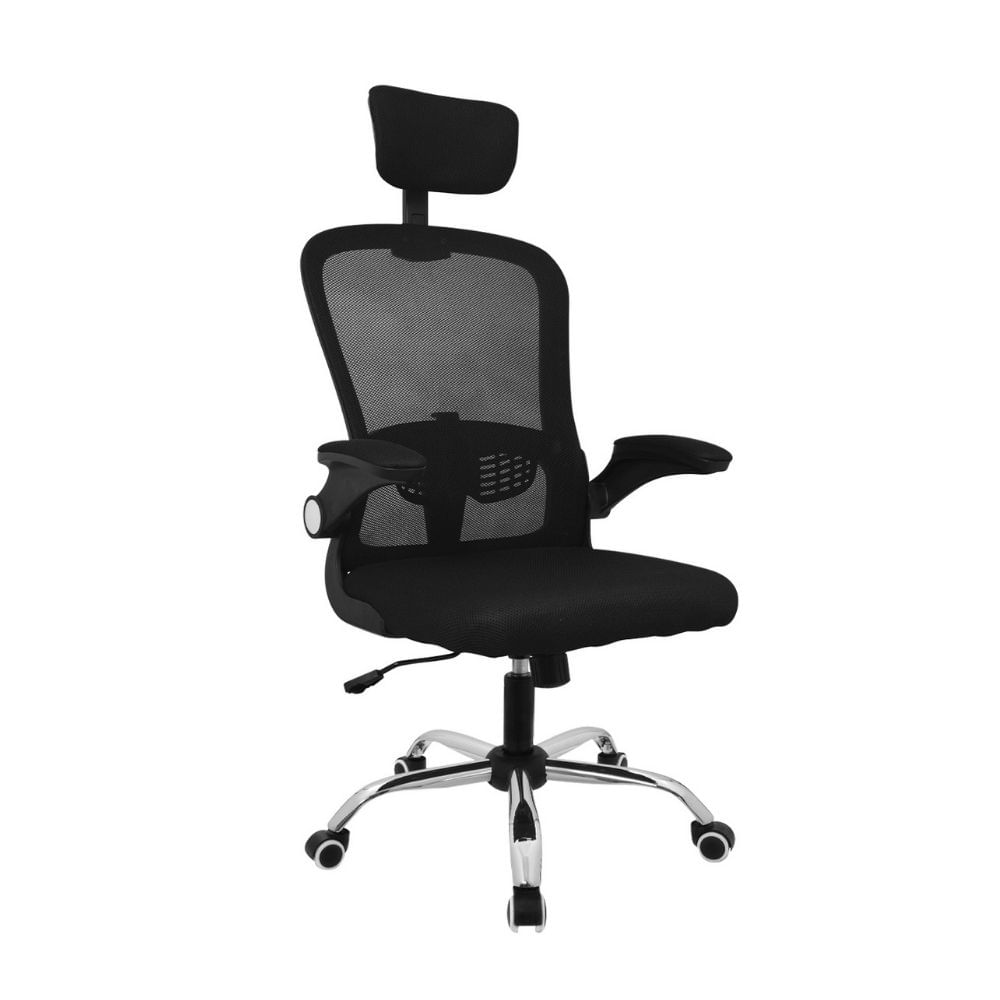 Silla de oficina con cabecero Evok Negro Bonno