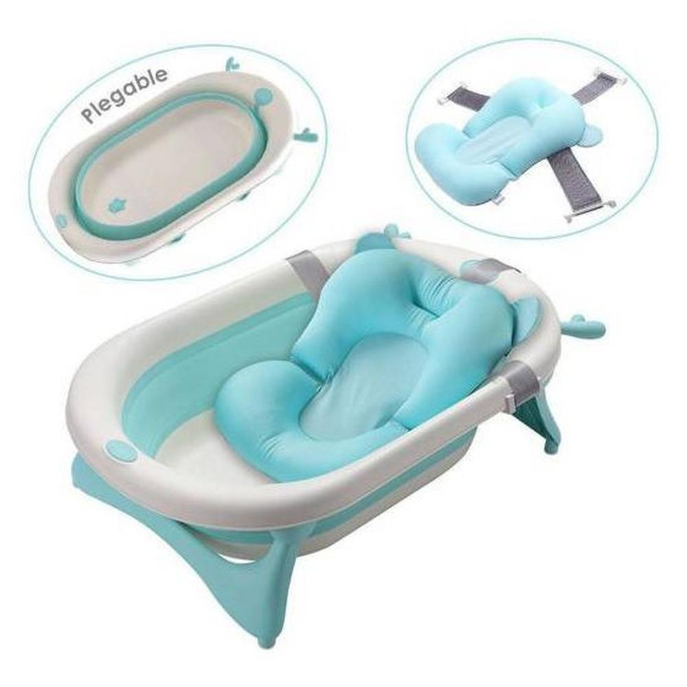 Tina de Baño Plegable Azul