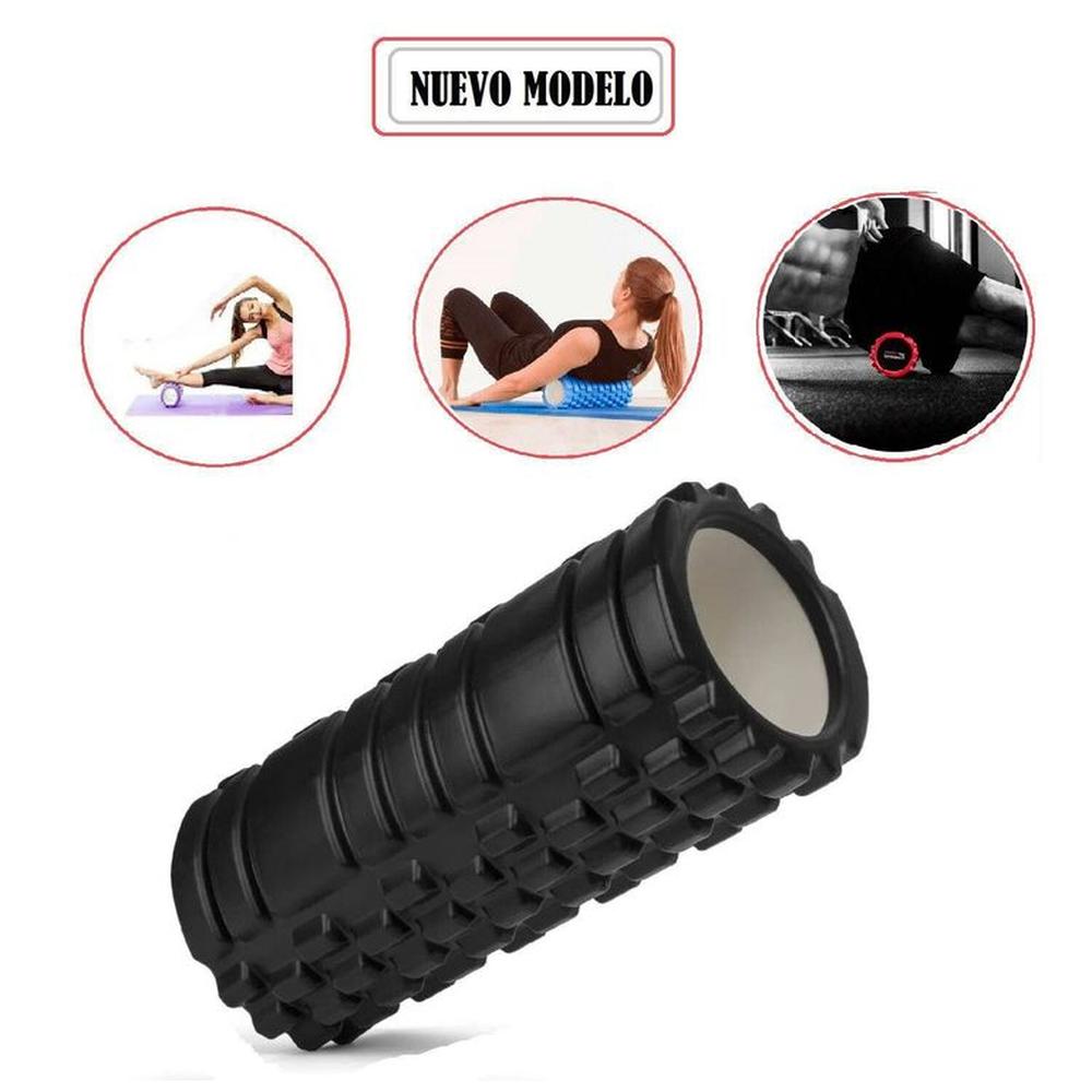 Foam roller 35 cm Negro