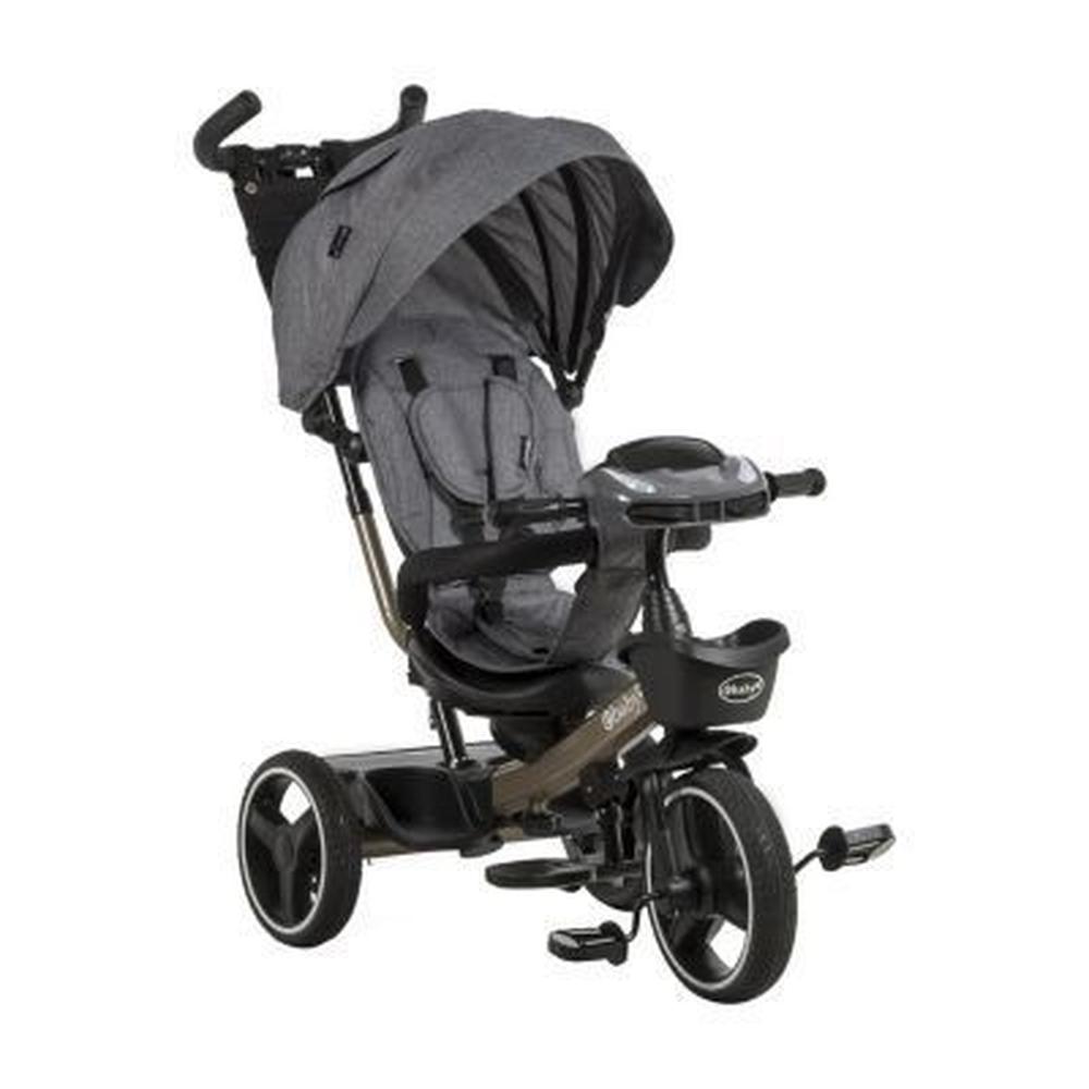 Triciclo Ebaby con entrada USB DERIO EB365 Gris