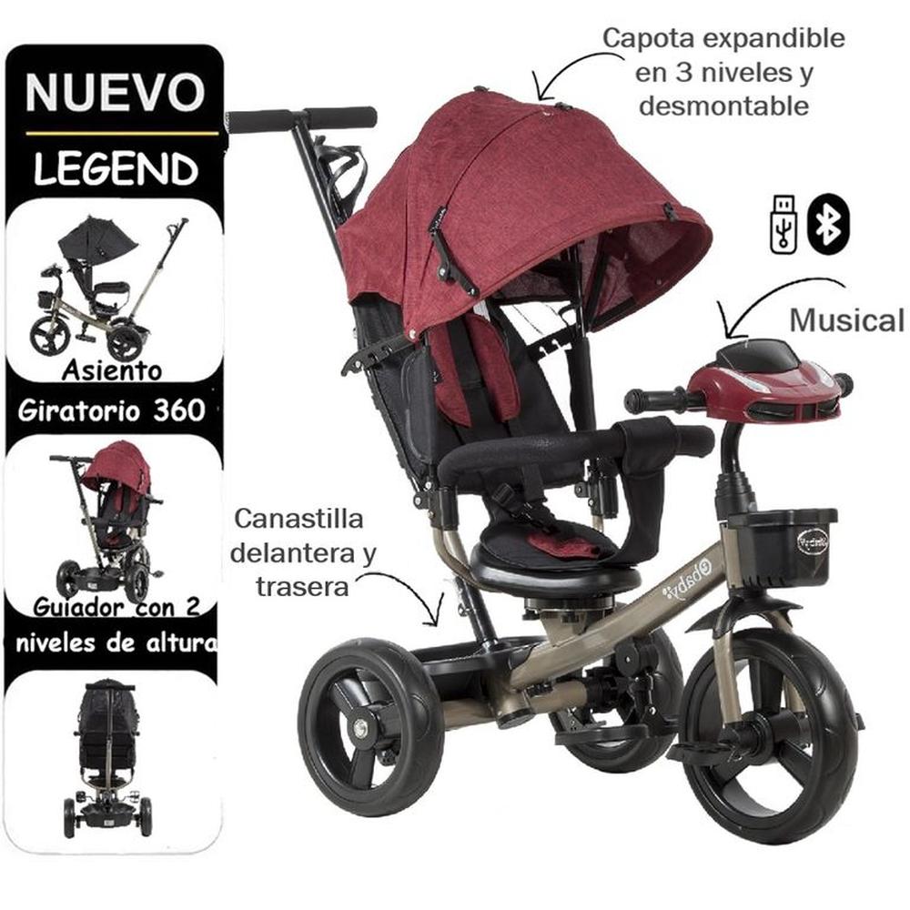 Triciclo con USB Legend EB362 Ebaby RJ