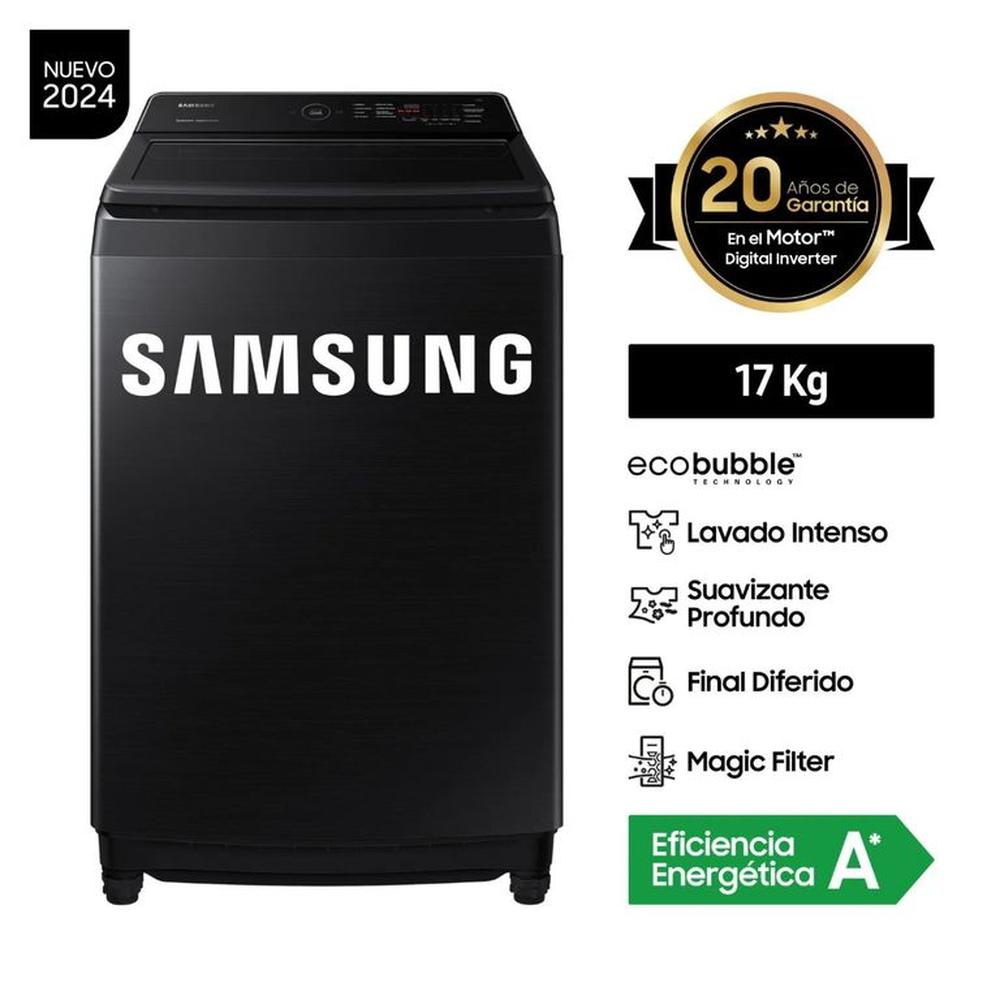 LAVADORA SAMSUNG WA17CG6441BVPE 17KG