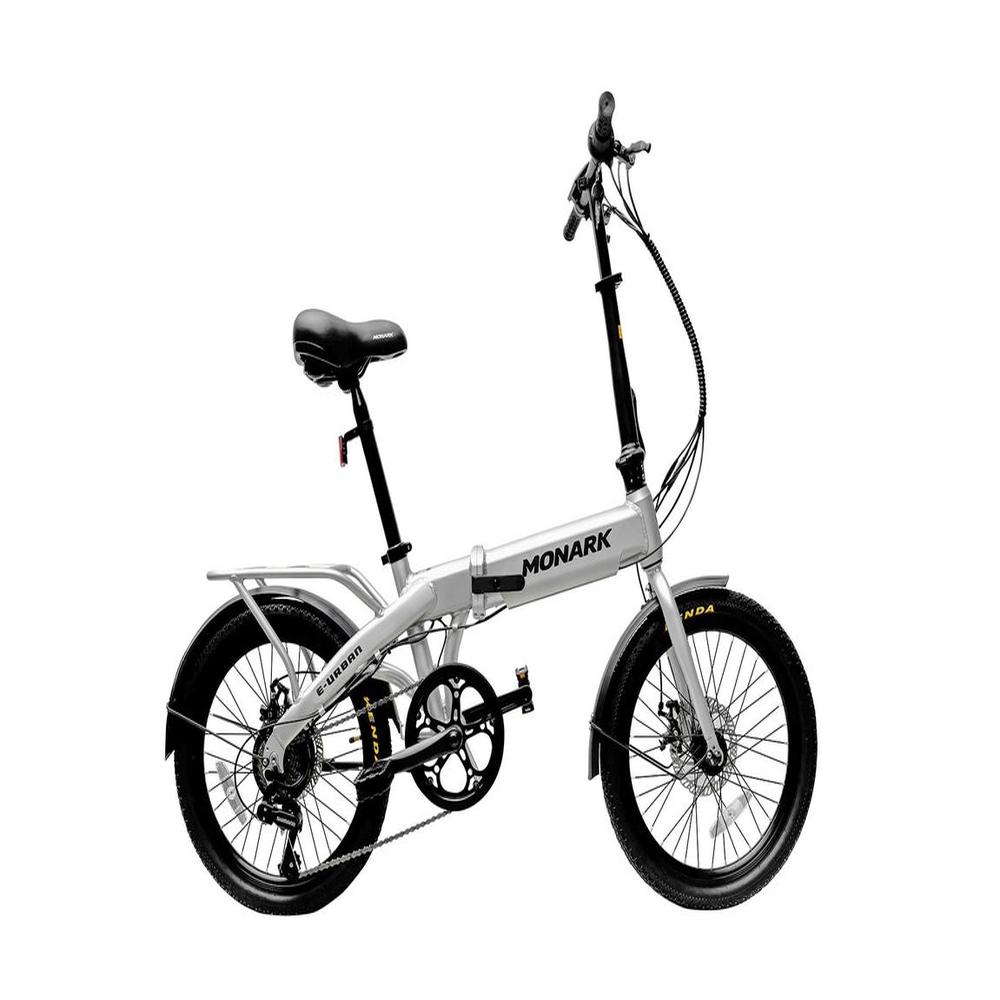 BICICLETA ELECTRICA MONARK E-URBAN ARO 20 PLATA