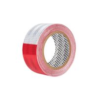 Rollo de cinta reflejante pvc 9m x 2"" Truper CIREF-9