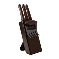 Kit Para Asado TRAMONTINA Churrasco  Acer inox 5 Piezas