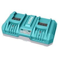 Cargador Rápido 8Ah Doble para Bateria 20v Total TFCLI2082