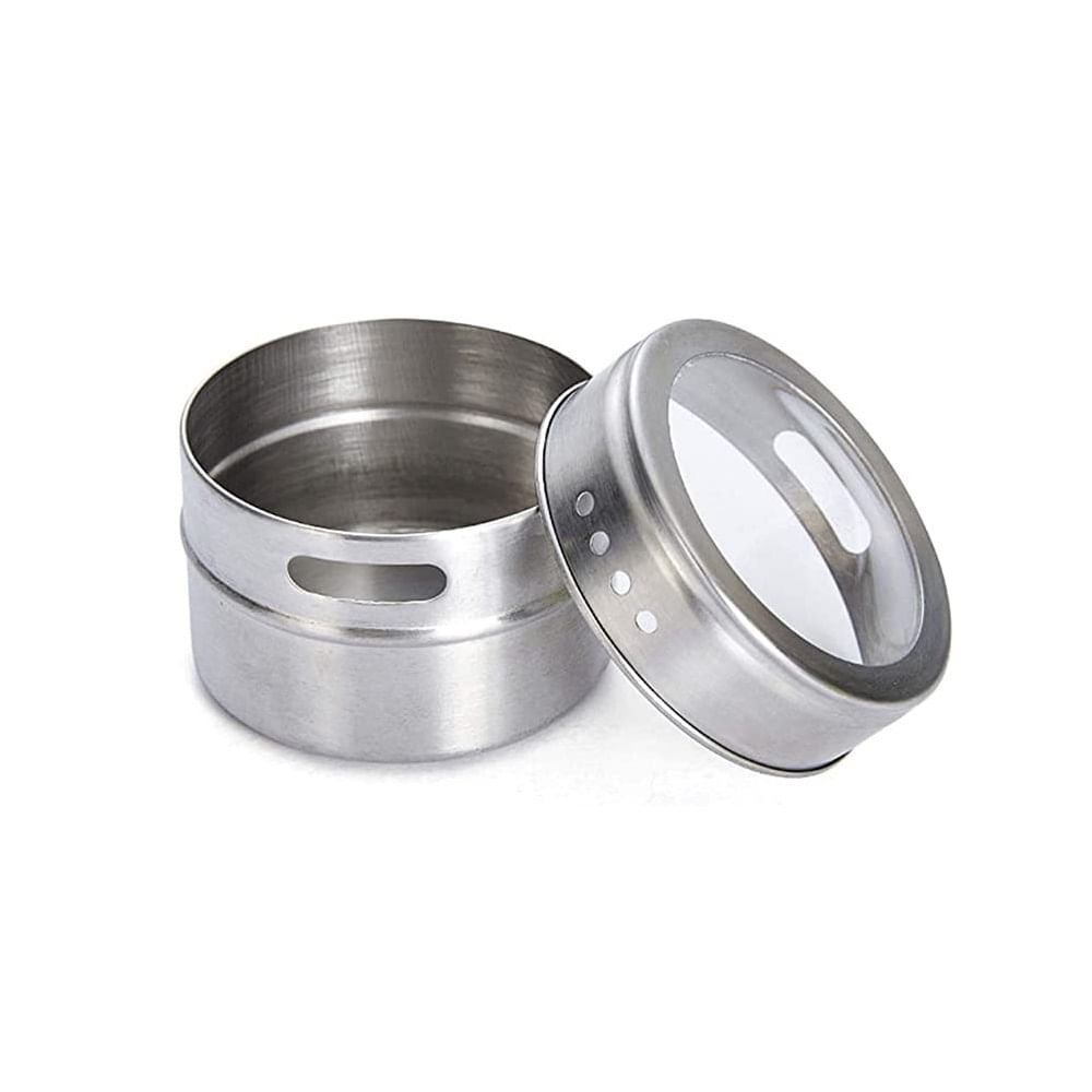 Condimentero Metálico Imantado 6pcs