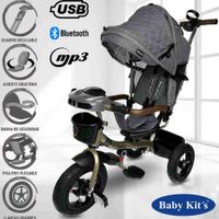 Triciclo Fort premium gold USB Gris