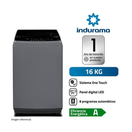 Lavadora Indurama Automat 16 Kg LRI-16DGR Lavadora Indurama Automat 16 Kg LRI-16DGR