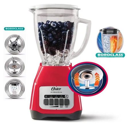 Licuadora Oster® 2 Velocidades Tritura Hielo 550W BLSTKAG-MPB Licuadora Oster® 2 Velocidades Tritura Hielo 550W BLSTKAG-MPB
