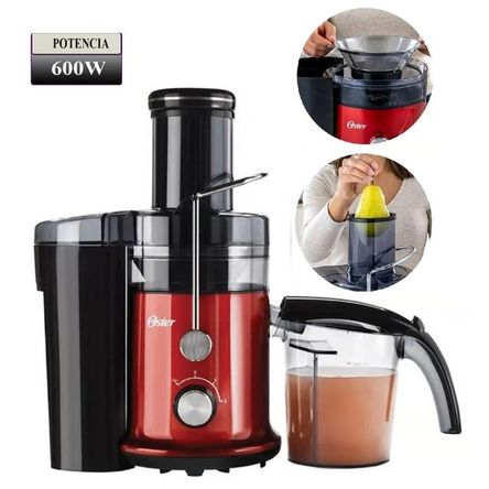 Extractor de Jugos Oster de 600W FPSTJE320R Rojo