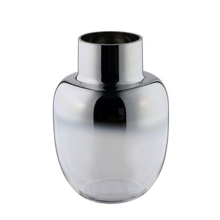 Florero Siranana Blanco Y Gris