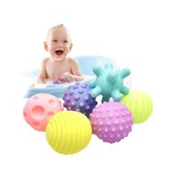 Pelotas Sensoriales para Bebés Colores Pastel x6