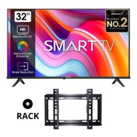 TELEVISOR HISENSE 32 HD SMART TV 32A4K + RACK FIJO