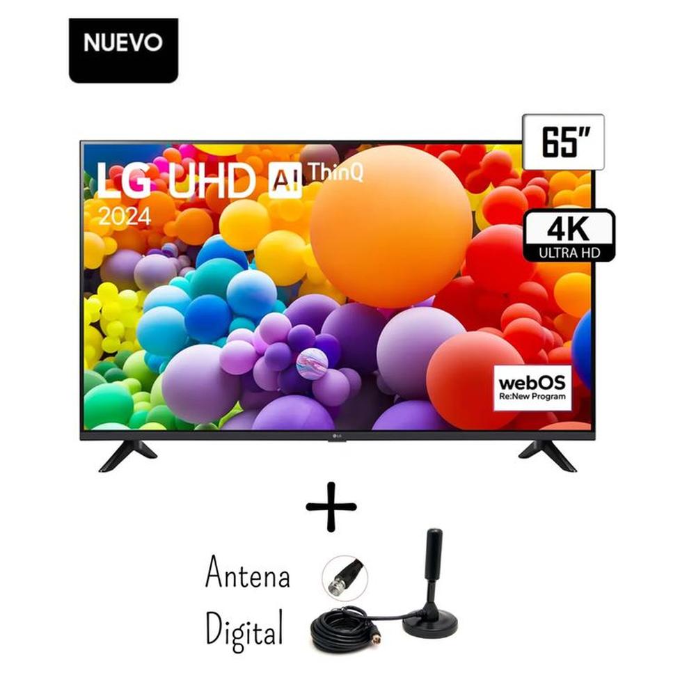 Televisor LG 65 Uhd 4K Webos AI 65UT7300PSA + Antena