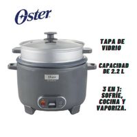 Olla Arrocera de 2.2 Lts Oster Funcion Sofrito con Vaporera CKSTRC12DFSKE