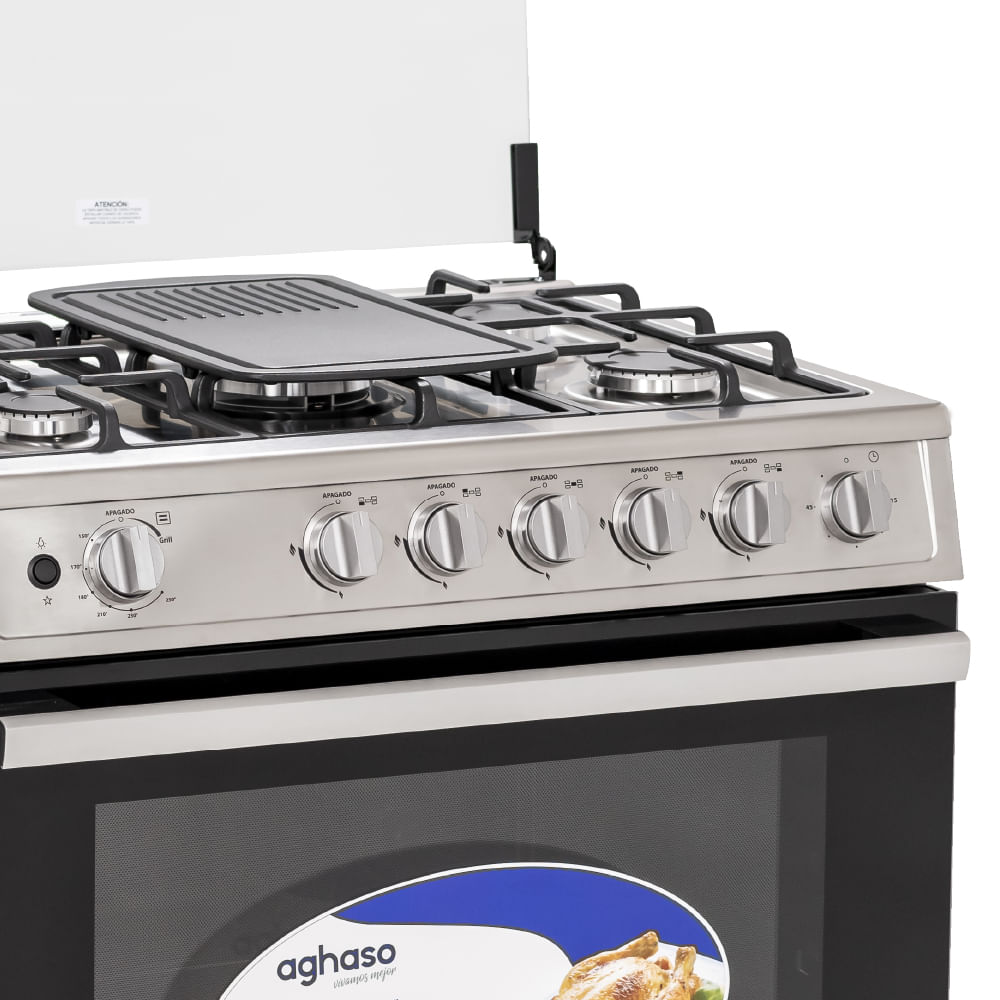 Cocina Aghaso Profesional 5 Hornillas GN | Promart - Promart