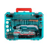 Mini grinder rectificador 130w + 252 accesorios Total TG5133261