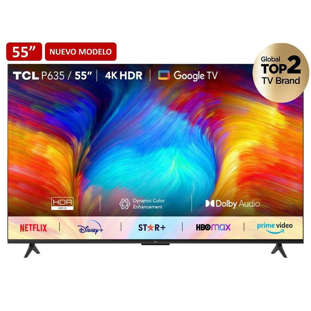 Televisor TCL 55” Smart TV UHD 4K 55P635 Google TV Televisor TCL 55” Smart TV UHD 4K 55P635 Google TV