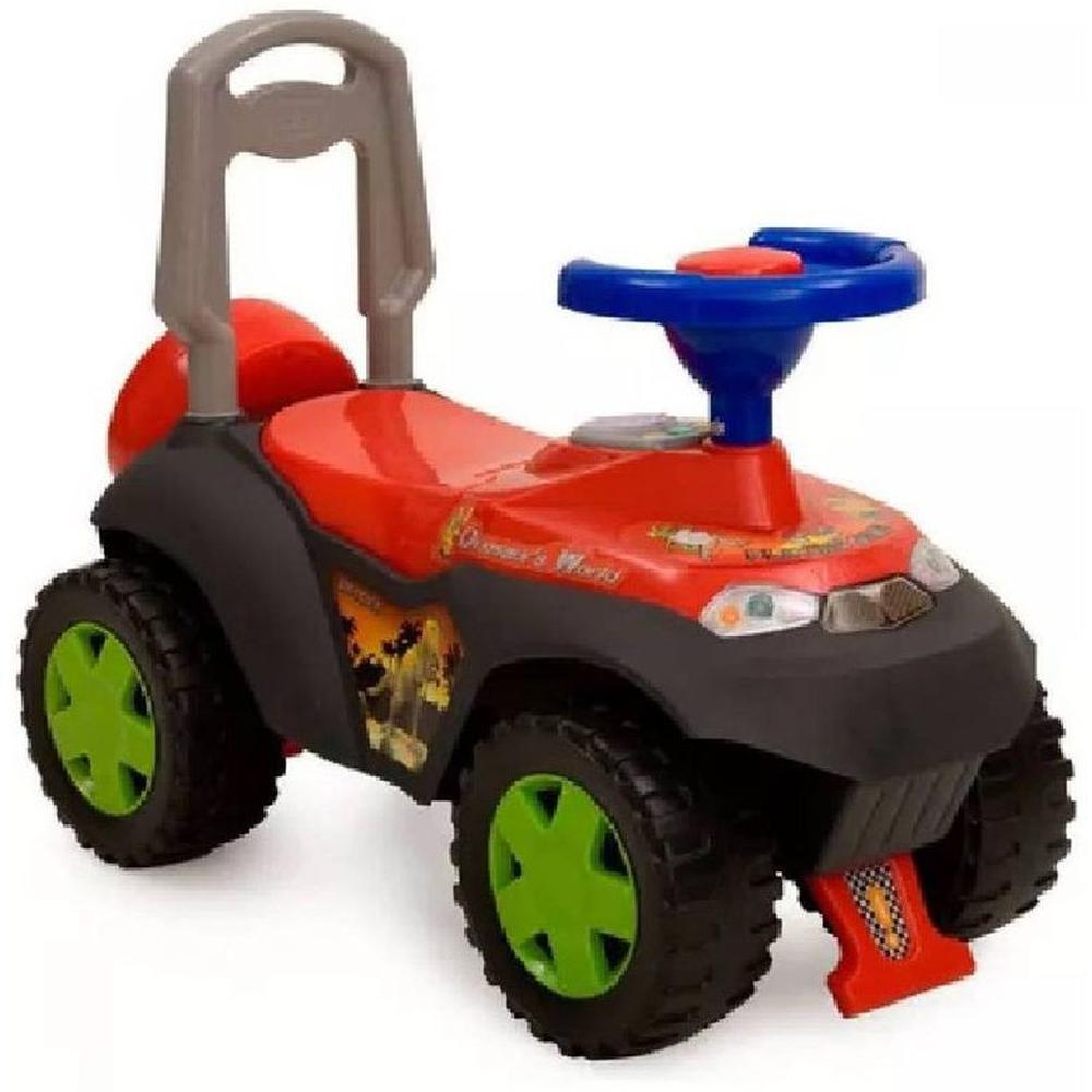 Buggy Correpasillos Diseño Dino Rojo