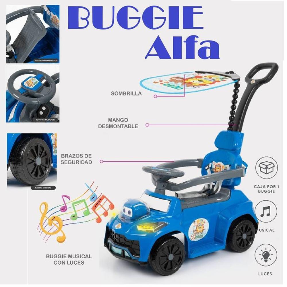 Buggie Correpasillo Musical Robot Mediano BH - 832 Azul