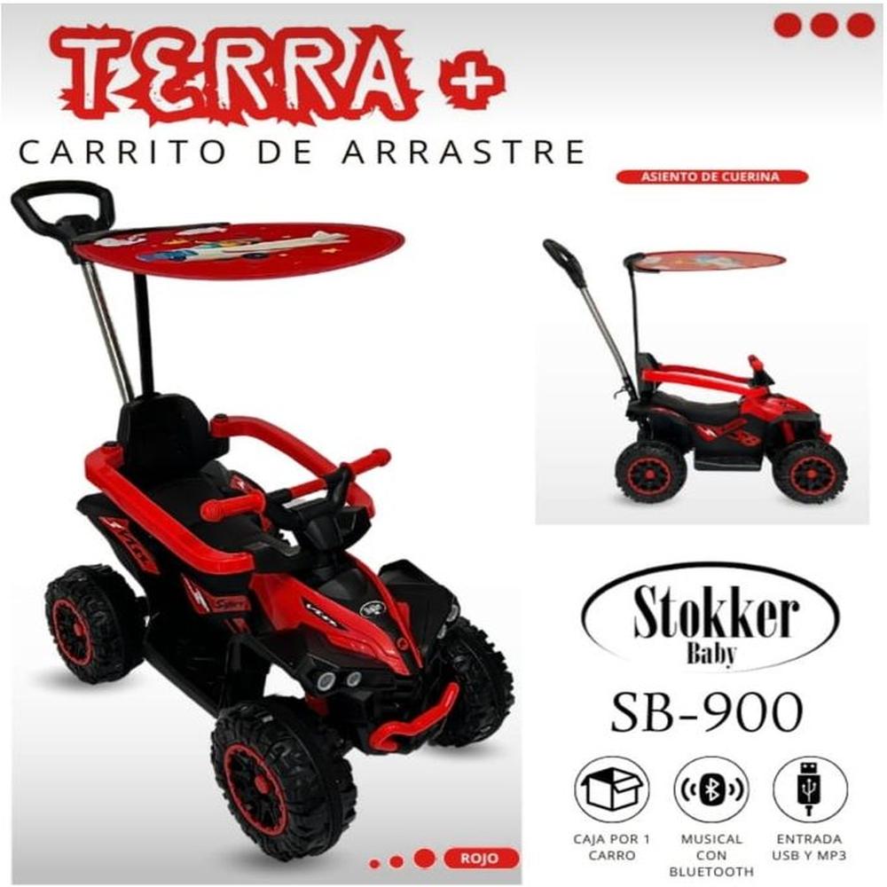 Correpasillo Terra con USB, Bluetooth Sonido  -Rojo