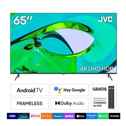 Televisor JVC 65 4K Smart TV Android LT-65KB608 Televisor JVC 65 4K Smart TV Android LT-65KB608