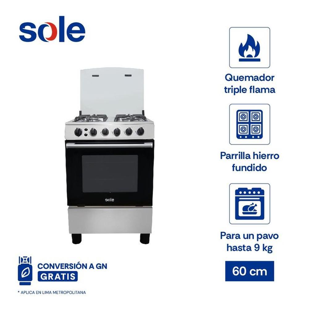 Cocina De Pie Punta Sal GLP 60cm 4 Hornillas
