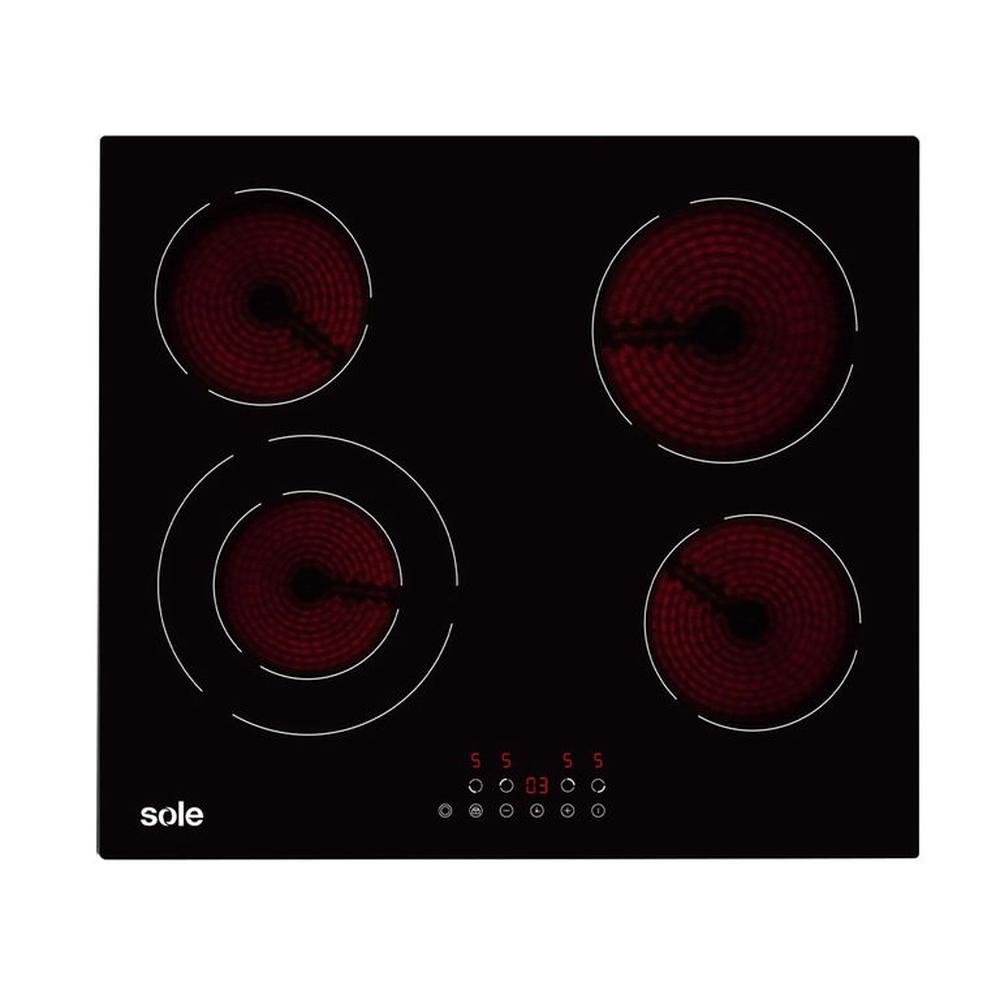 Encimera Sole Vitrocerámica 60 Cm 4 Hornillas