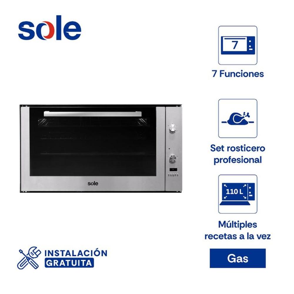 Horno Empotrable Sole Full Touch Glp 110L