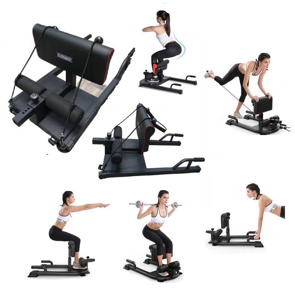 Maquina multifuncional para sentadilla sissy