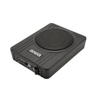 Subwoofer Plano de Auto para Debajo del Asiento con Bajo Amplificado 600W 10 Pulgadas AW-10US