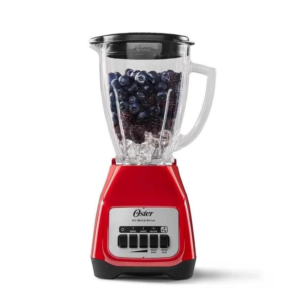 Licuadora Oster® 2 velocidades más pulso y vaso de vidrio BLSTKAGRPB