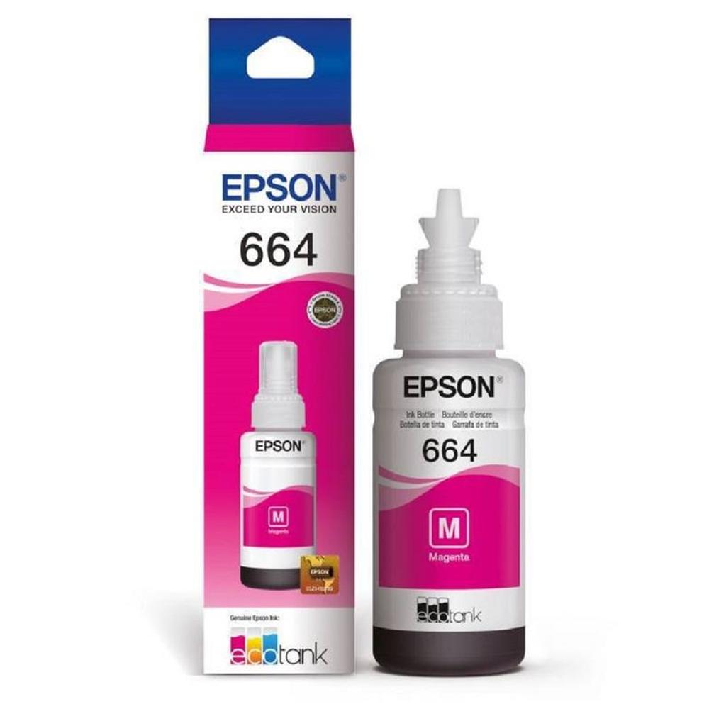 Tinta Epson 664 Magenta T664320 - 70ml