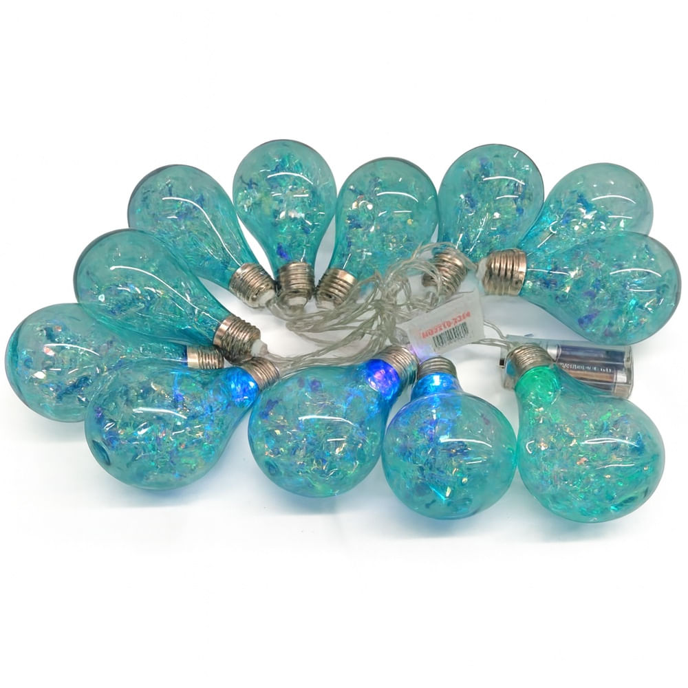 Luces Azul 10Led Bombillas