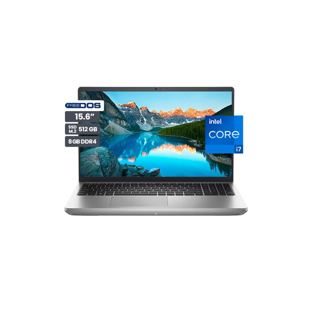 Laptop Dell Inspiron 3520 15.6"" FHD IPS Core i7-1255U 8GB RAM DDR4 512GB SSD Platinum Silver