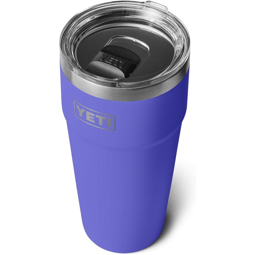 YETI Rambler Vaso de 30 oz de acero inoxidable con tapa MagSlider color violeta