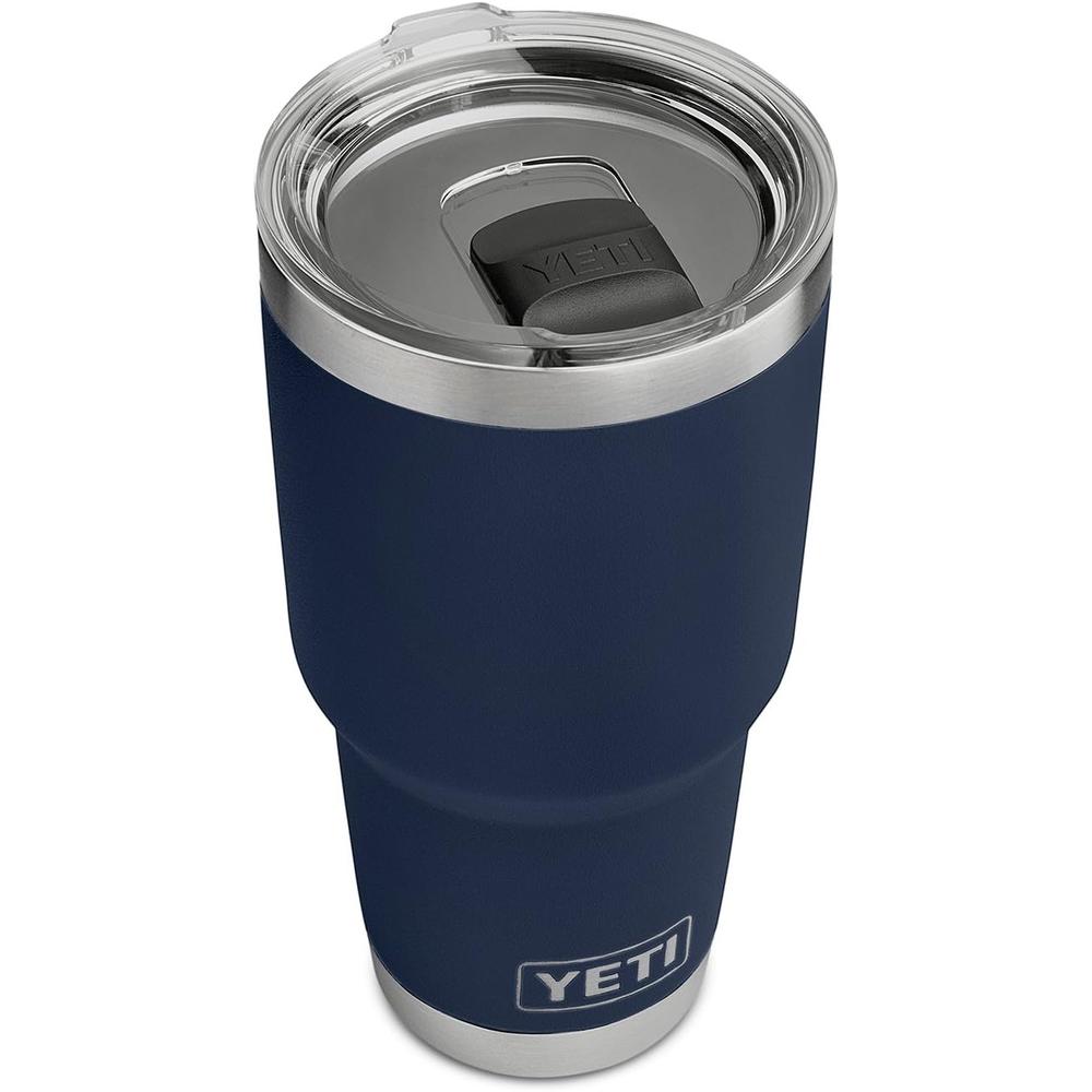 YETI Rambler Vaso de 30 oz de acero inoxidable y tapa MagSlider color azul marino