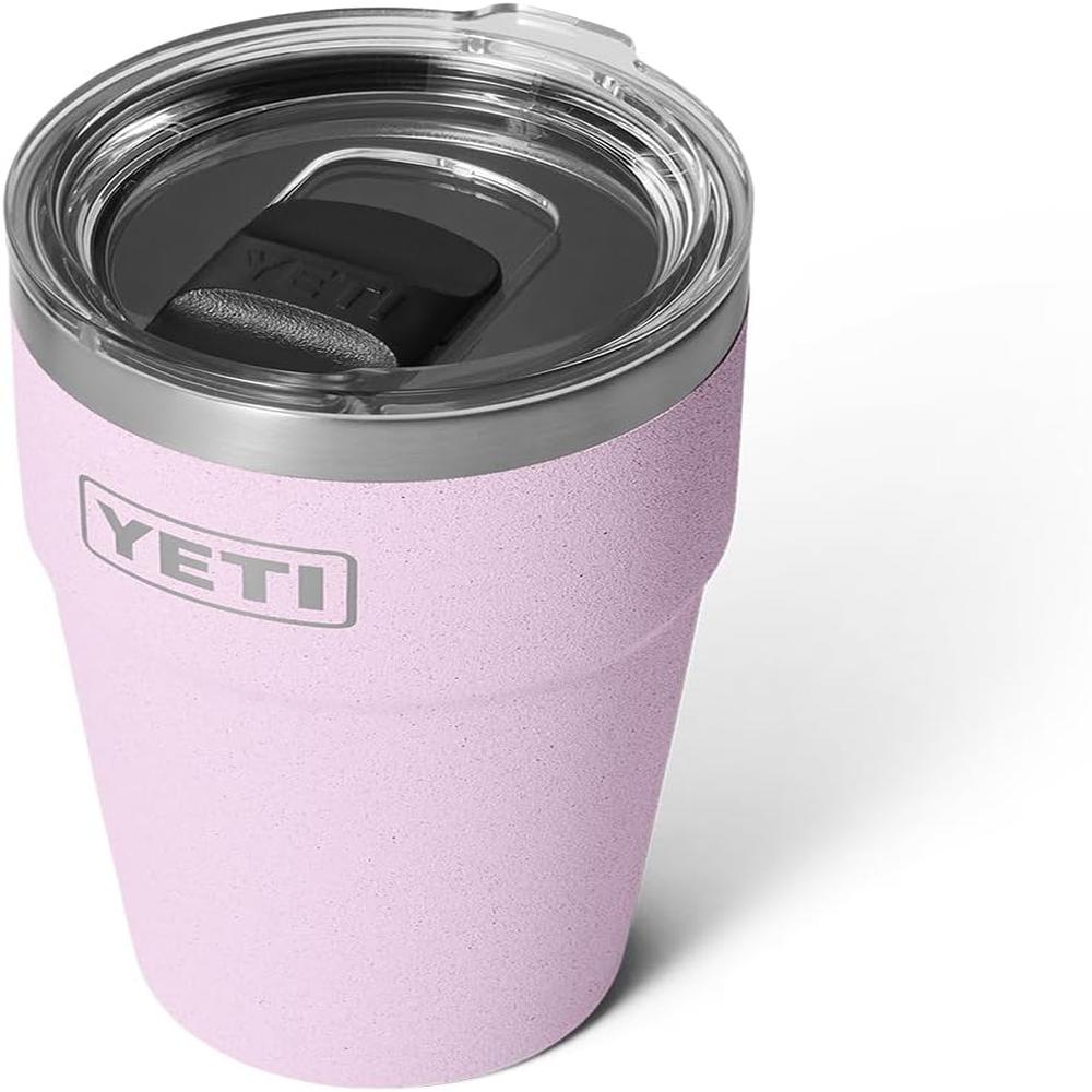 YETI Rambler Vaso de 20 oz de acero inoxidable y tapa MagSlider color rosa bebé