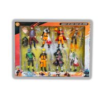 Set 8 Figuras de Anime Naruto ShippudenJuguete