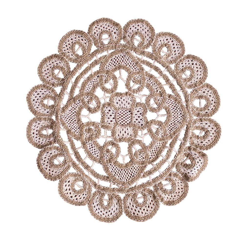 Tapete Redondo Algodón 20Cm Panorama Hogar