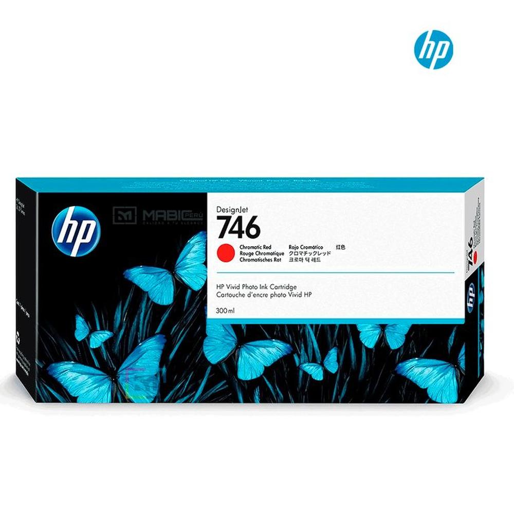 Cartucho de Tinta HP 746 Rojo Cromático P2V81A Original