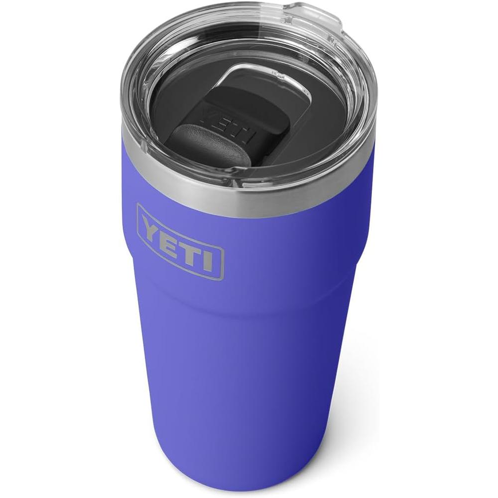 YETI Rambler Vaso de 20 oz de acero inoxidable y tapa MagSlider color violeta