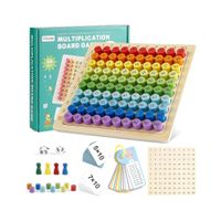 Didáctico Tablero Montessori de Multiplicación para Niños