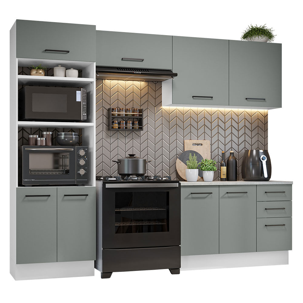 Mueble de Cocina Integral 270cm Agata Madesa 07