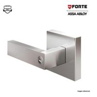 Cerradura de Manija Dormitorio Cuadrada Acero Inoxidable FORTE