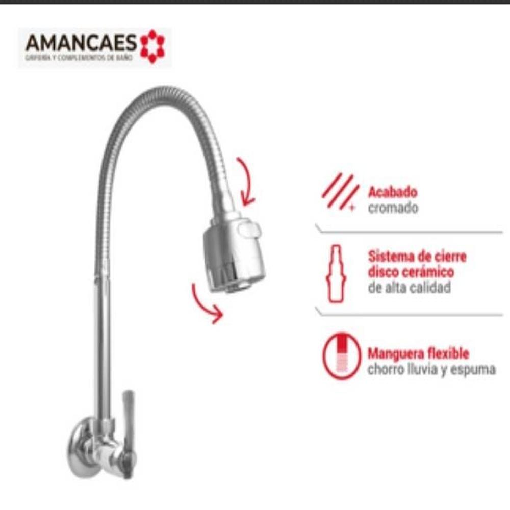 Caño flexible pico de ganzo  MILET AMANCAE